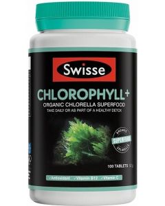 SWISSE 葉綠素片 CHLOROPHYLL [有助於造血，提供維生素，解毒，抗病] 100粒