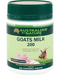 Australian by Nature 羊奶片 200mg 適合兒童老年補鈣 300粒