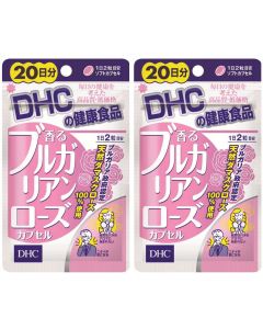 DHC 天然玫瑰精華玫瑰香體膠囊 20日 [日本進口] 40粒x2